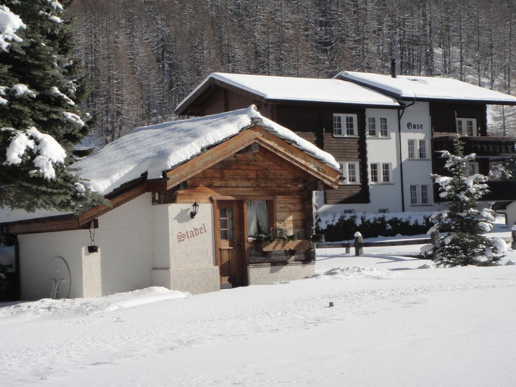 Chalet Stadel Saas-Grund Exteriér fotografie